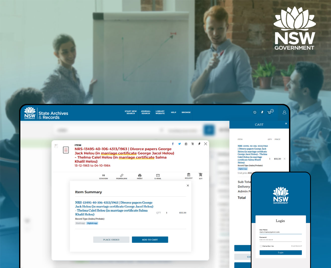 NSW State Archives And Records | WebAlive