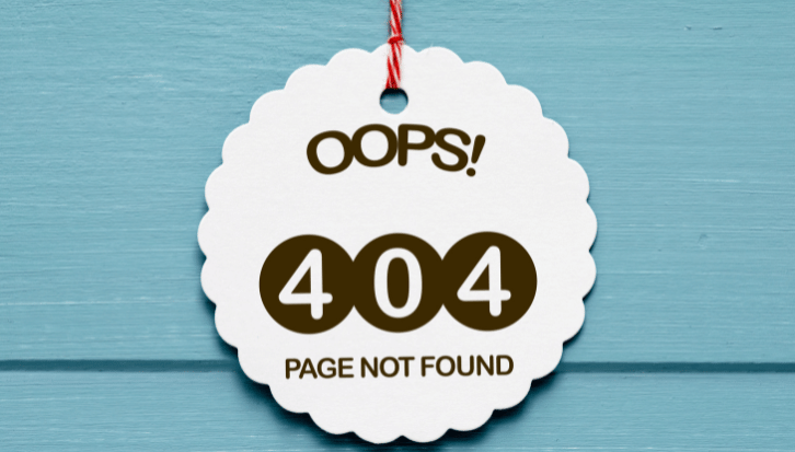 Modify 404 page