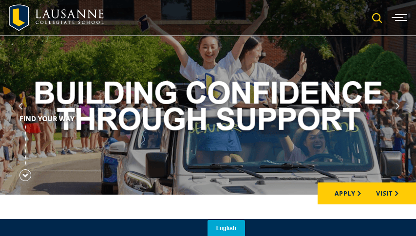 Lausanne Collegiate School website